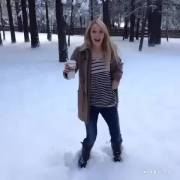 flashing in the snow [GIF]