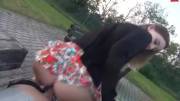Ride on the park bench [GIF]