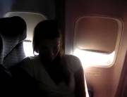 Masturbating on a plane [GIF]