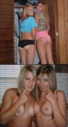 Two hot blondes BFF's