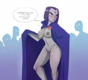 adult Raven with a good idea [teen titans] (hernytheduck)