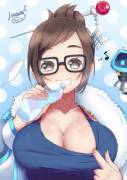 Mei suffering from global warming [Overwatch](斐翔c)