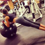 Perfect girl at the gym
