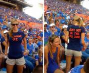 University of Florida Tebow fan thoughts on the end zone
