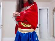 Wonder Woman unleashing her Superpowers [gif]