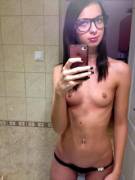 Bathroom selfie, really tight body