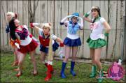 Sailor Scouts Argue And Make Up