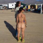 Do Burning Man Sluts With Fat Asses Count? [X-Post from /r/thick]