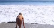 Naked the beach