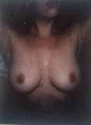 Polaroid of my cumcovered tits (f)