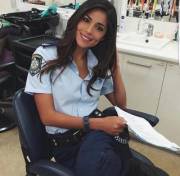 Pia Miller as 'Officer Katrina Chapman' on Home and Away
