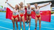 Polish 4x400m runners are looking very good after winning gold medal.