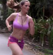 jogging bra is completely outmatched