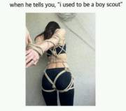 Finally found an ex-boy scout