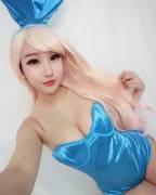 Pink Haired Bunny (X-Post /r/Jfap)