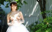 Yui Hatano Showing You What's Under Her Wedding Dress