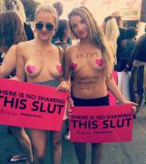 Protesting slut shaming
