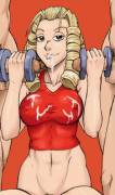 Karin at the gym (Spidu) [Street Fighter]