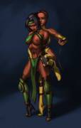 Tanya Dominating Jade (JP15Comm) [Mortal Kombat]