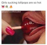 Just a lollipop