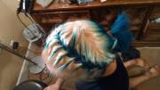 Just dyed and braided my sister's hair. What do you guys think?