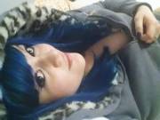 More blue hair and fur hoodie :) (since you guys were nice to me the first time)