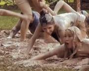 Anna Kendrick in the mud