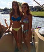 Brunettes on a Boat