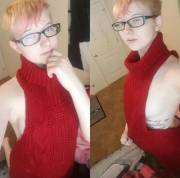 VK Sweater and Sideboob [self]