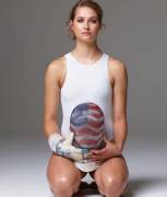 US Olympic fencer Monica Aksamit