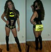 MMA Fighter Meisha Tate's halloween costume last year.