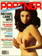 Michael Caine's wife, Shakira Baksh, on the cover of Partner Magazine, 1979