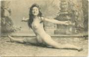 An unknown but very flexible woman, ≈1915