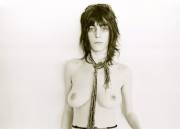 Patti Smith topless in the 1970's