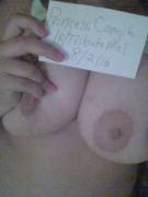 Verify me so I can show you more of my fantastic tits! [Verification post]