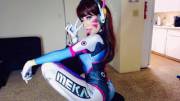 Winky face~! ;) D.va cosplay from Overwatch
