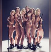 The USA women's hockey team