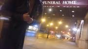 [GIF] Putting the FUN in funeral as some Redditors have mentioned from photo outtakes...[F]lashing my titties on the Chicago streets. ;) &lt;x-post&gt;