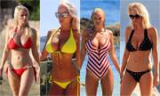 Rhian Sugden can really work a swimsuit