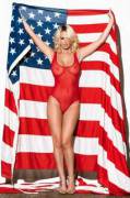 Rhian Sugden showing some appreciation for Independence Day