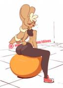 Lopunny exercising By Diives
