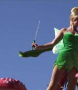 Tinker Bell does a dance and shows us her pants
