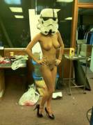 aren't you a little too sexy for a stormtrooper?