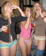 One, or two, shots before the famed pantie dropper was invented.