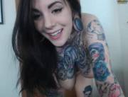 Suicide Torpedo Tits [x-post r/Hotchickswithtattoos]
