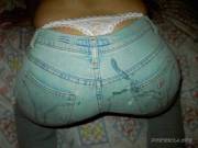Jeans whale tail