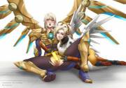 Aether Wing Kayle x Mercy by Kuma X