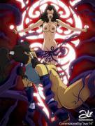 A possessed Asami Sato summons tentacles for Korra (Alxr34) [Avatar]