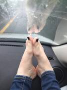 Some more of my rainy drive feet!