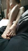 I was kindly asked to post my pale Asian feet, if you guys like, I will be happy to post some more in the future